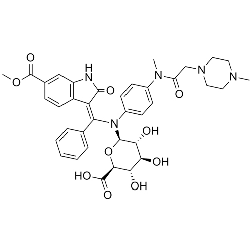 Picture of Nintedanib N-Glucuronide-1 (Intedanib N-Glucuronide)
