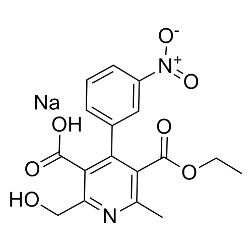 Picture of 5-Carboxy-6-Hydroxymethyl-Dehydro-Nitrendipine Sodium Salt