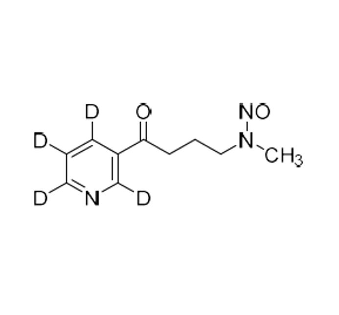 Picture of 4-(Methylnitrosamino)-1-(3-pyridyl-d4)-1-butanone-d4