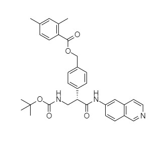 Picture of Netarsudil Boc Aminoisoquinoline Impurity