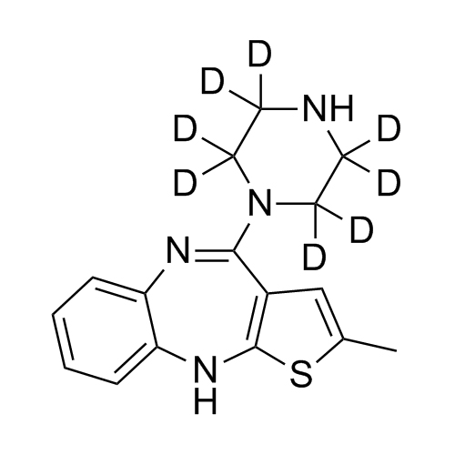 Picture of N-Desmethyl Olanzapine-d8