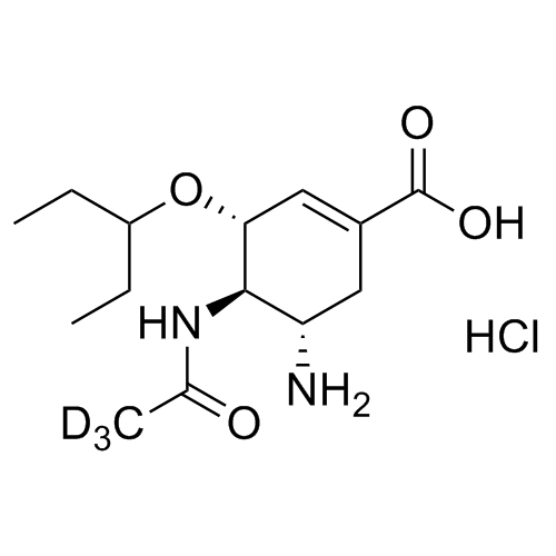 Picture of Oseltamivir-d3 Carboxylic Acid HCl