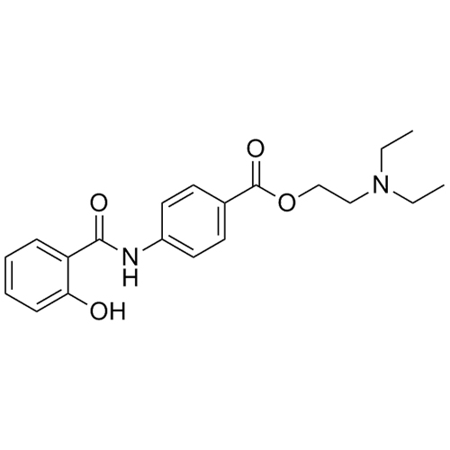 Picture of 2-(diethylamino)ethyl 4-(2-hydroxybenzamido)benzoate