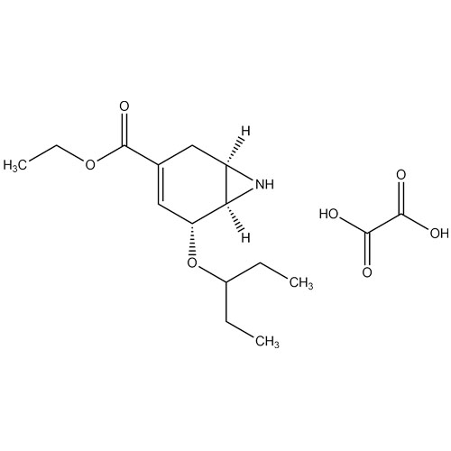 Picture of Oseltamivir (1R,5R,6R) 7-azabicyclo Impurity Oxalate Salt