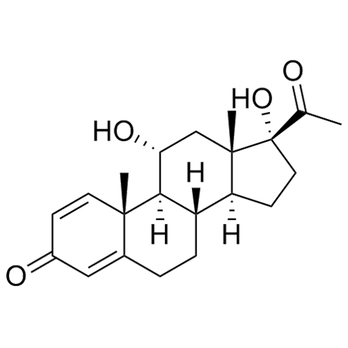 Picture of 11alpha,17alpha-Dihydroxy-1,4-pregnadiene-3,20-dione