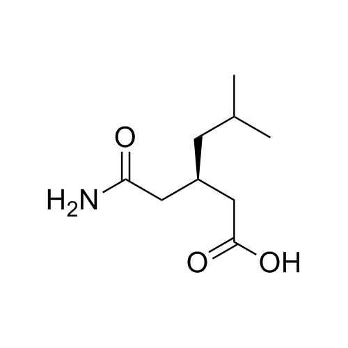 Picture of (3R)-3-(2-Amino-2-oxoethyl)-5- methylhexanoic Acid