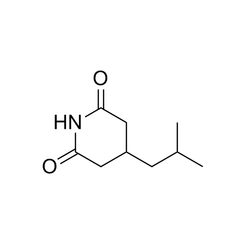 Picture of Pregabalin Impurity (4-(2-  Methylpropyl)piperidine-2,6-dione)