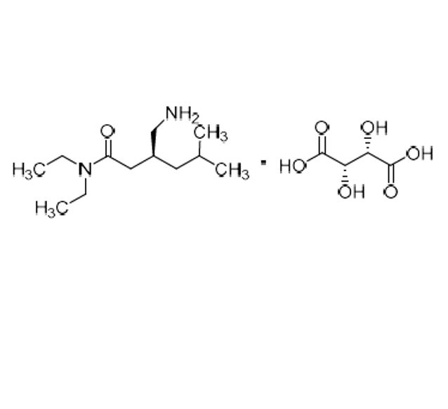 Picture of (3S)-3-(Aminomethyl)-N,N-diethyl-5-methylhexanamide D-Tartrate