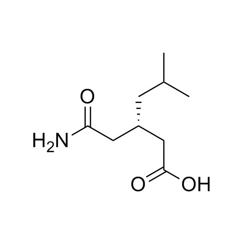 Picture of (S)-3-(2-amino-2-oxoethyl)-5-methylhexanoic acid