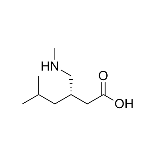 Picture of (S)-5-methyl-3-((methylamino)methyl)hexanoic acid