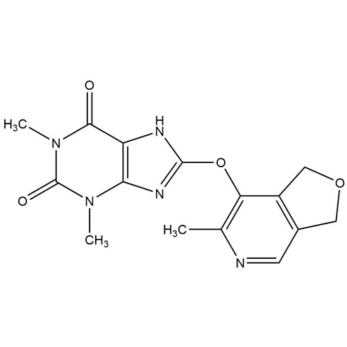 Picture of 8-[6-Methyl-furo[3,40c]pyridin-7-yloxy]theophylline