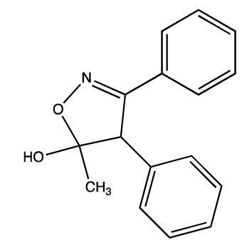Picture of 4,5-Dihydro-5-methyl-3,4-diphenyl-5-isoxazolol