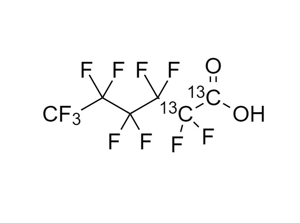 Picture of Perfluoro-n-[1,2-13C2]hexanoic acid