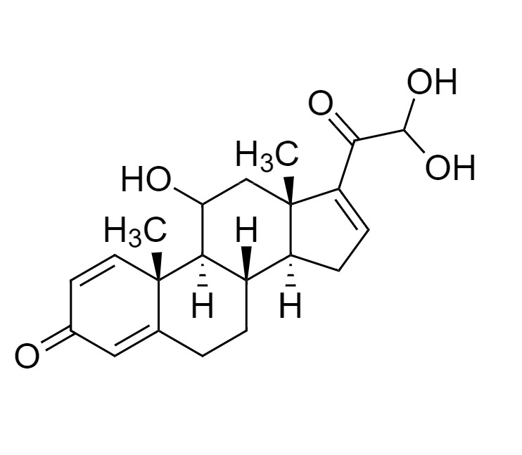 Picture of 16,17-Dehydro 21-Hydroxy Prednisolone