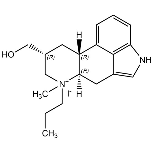 Picture of 6-N-Methyl-6-N-Propyl-8beta-Hydroxymethyl Ergolin-6-N-Ium Iodide
