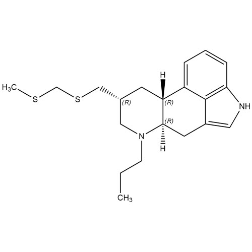 Picture of 6-N-Propyl-8beta-Methylthiomethyl Thiomethyl Ergoline