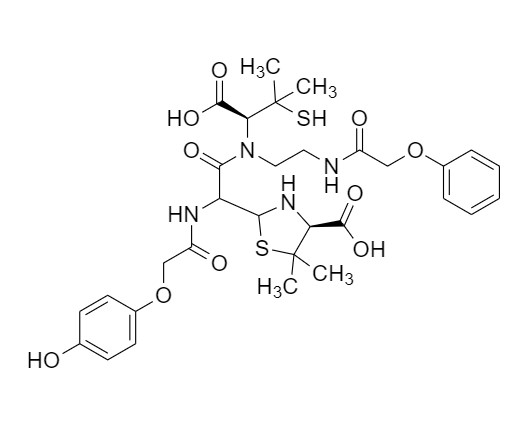 Picture of Phenoxymethylpenicillin Dimer Impurity