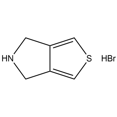 Picture of 4H-Thieno[3,4-c]pyrrole, 5,6-dihydro-, hydrobromide (1:1)