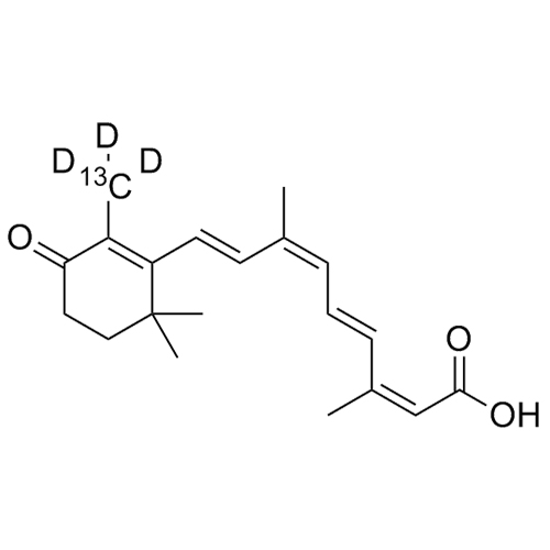 Picture of 4-Oxo-9,13-di-cis-Retinoic Acid-13C-d3