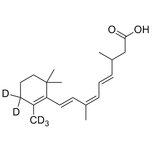 Picture of 9-cis-13,14-Dihydroretinoic Acid-d5