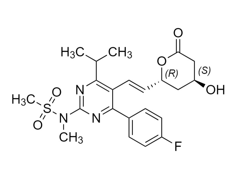 Picture of Rosuvastatin Lactone (2R,4S Enantiomer)