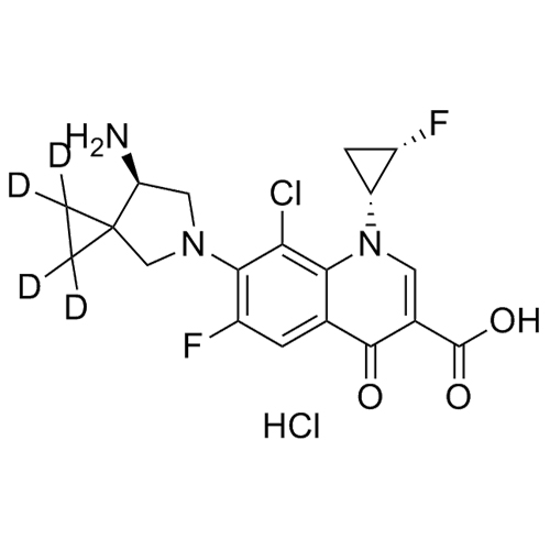 Picture of (1R,2S,7R)-Sitafloxacin-d4 HCl