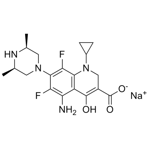 Picture of Sparfloxacin Impurity 4 Sodium Salt