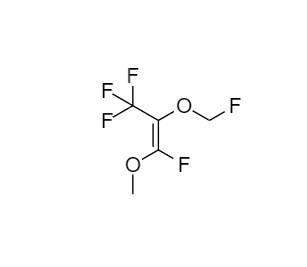 Picture of (Z) 1-Propene, 1,3,3,3-tetrafluoro-2-(fluoromethoxy)-1-methoxy