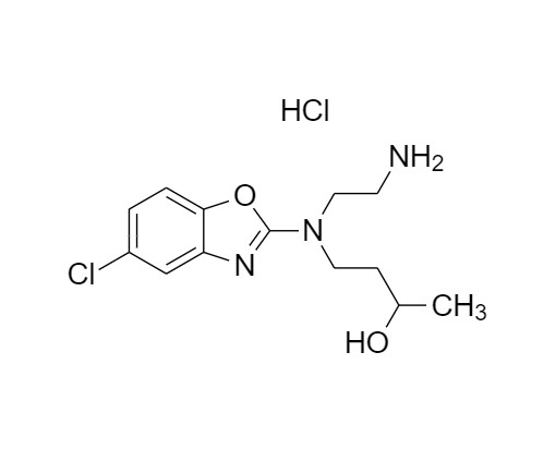 Picture of 4-((2-aminoethyl)(5-chlorobenzo[d]oxazol-2-yl)amino)butan-2-ol hydrochloride