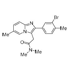Picture of Zolpidem Impurity B (3-Bromo Zolpidem)